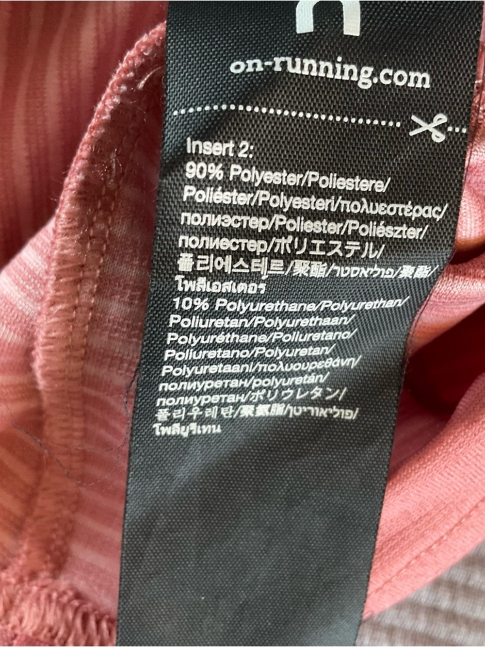 On Running Weather Shirt Dust Rose Pink Women’s Size M Active Workout Run Walk - Picture 15 of 15